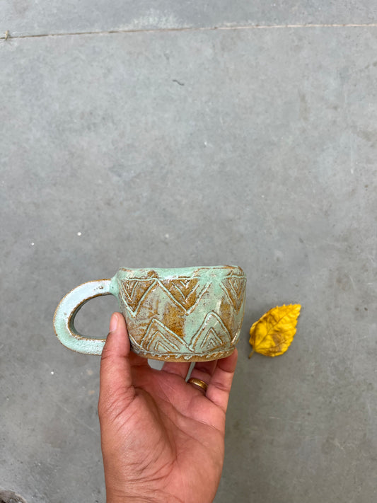 ‘Tranquility & Aqua’ Tea Cup